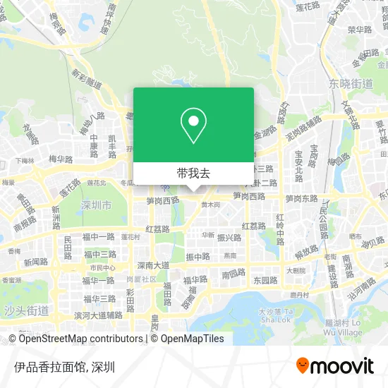 伊品香拉面馆地图