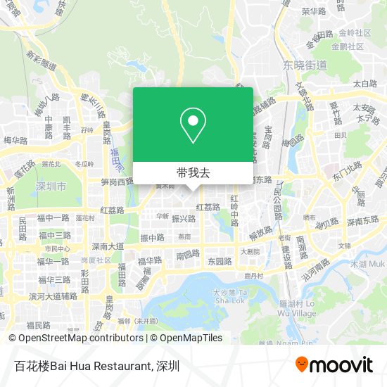 百花楼Bai Hua Restaurant地图