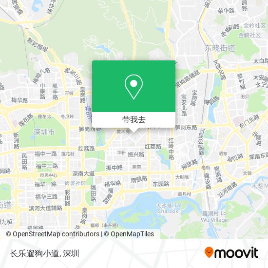 长乐遛狗小道地图