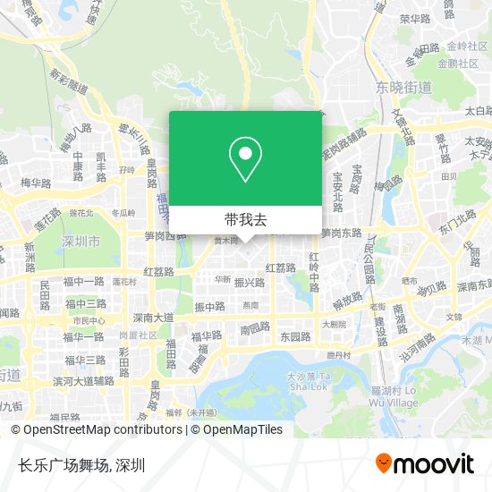 长乐广场舞场地图