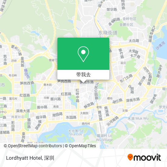 Lordhyatt Hotel地图