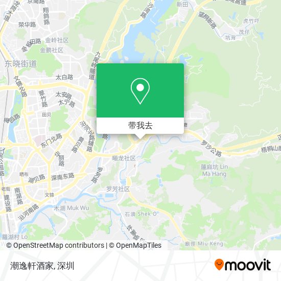 潮逸軒酒家地图