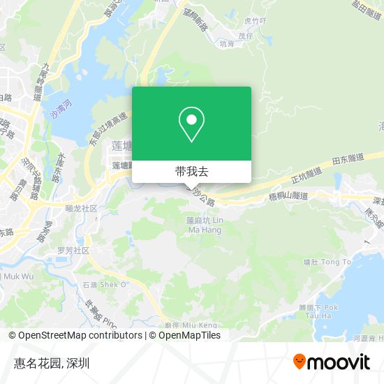 惠名花园地图
