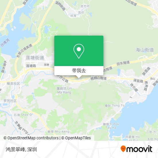 鸿景翠峰地图