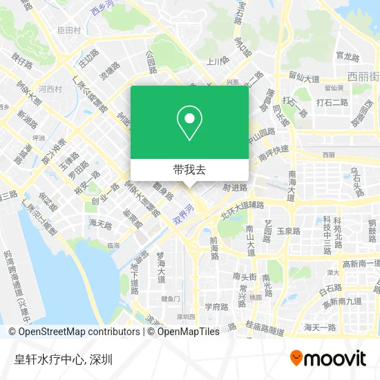 皇轩水疗中心地图