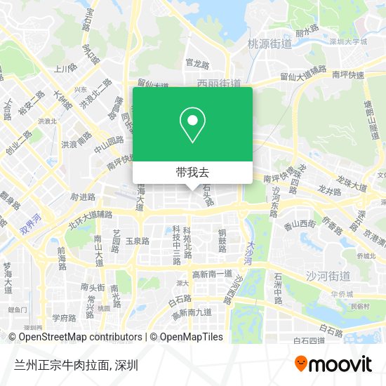 兰州正宗牛肉拉面地图