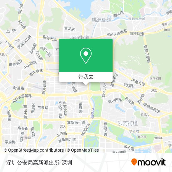 深圳公安局高新派出所地图