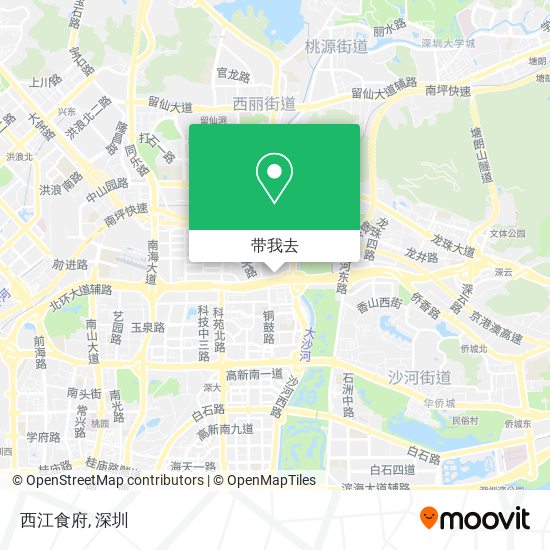 西江食府地图