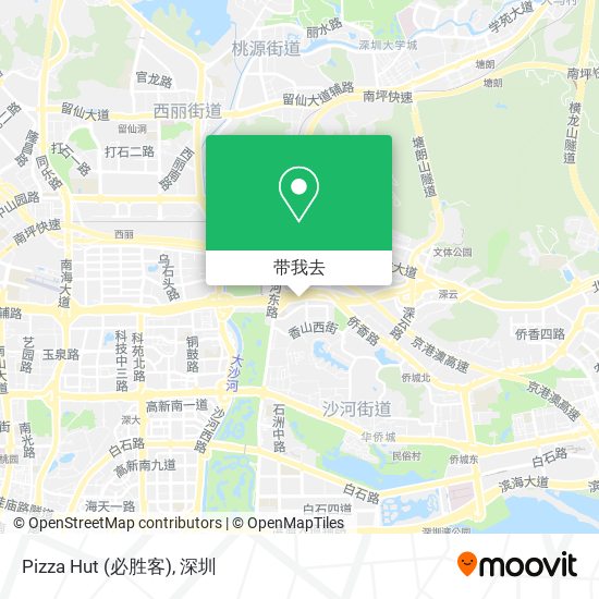 Pizza Hut (必胜客)地图