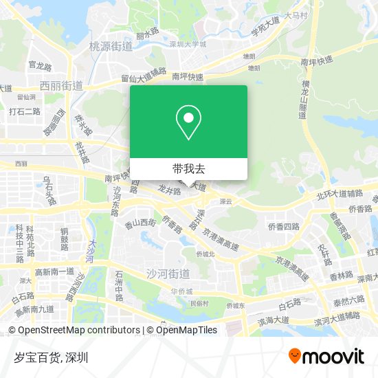 岁宝百货地图