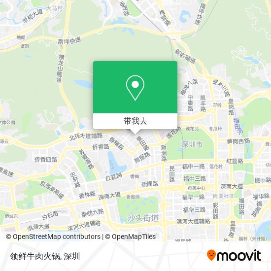 领鲜牛肉火锅地图
