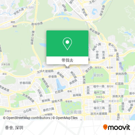 香舍地图