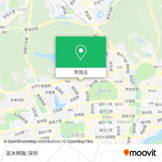 蓝沐网咖地图