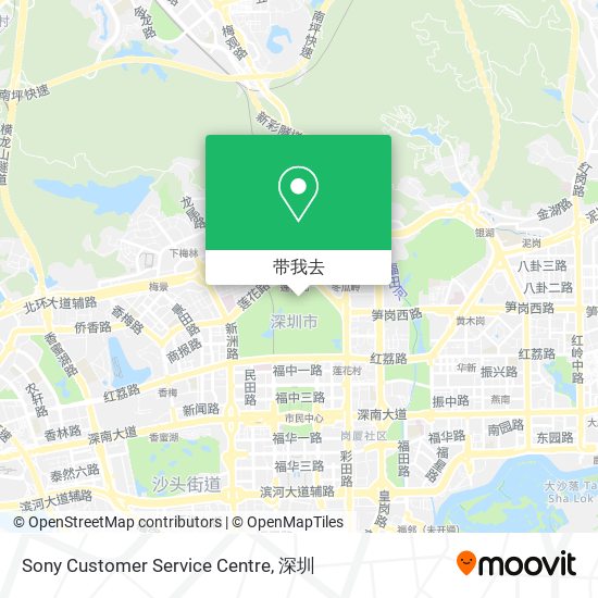 Sony Customer Service Centre地图