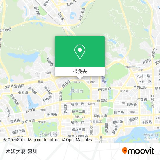 水源大厦地图