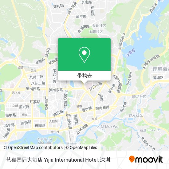 艺嘉国际大酒店 Yijia International Hotel地图