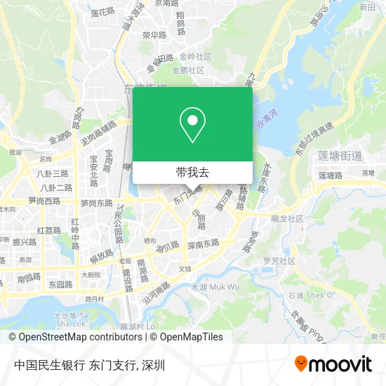 中国民生银行 东门支行地图