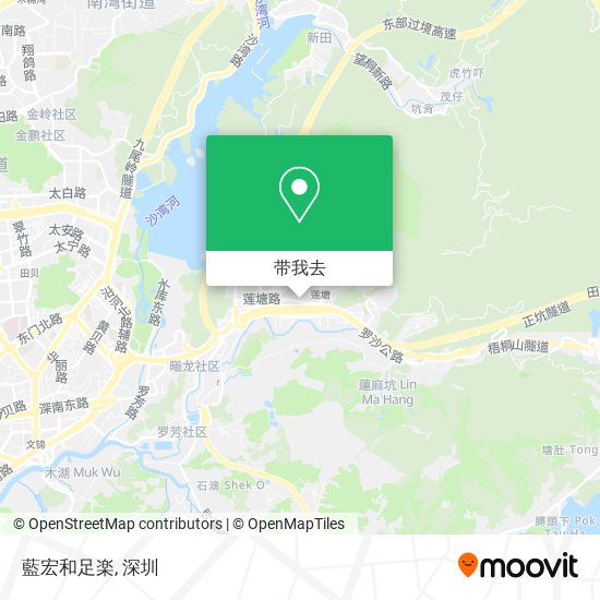 藍宏和足楽地图