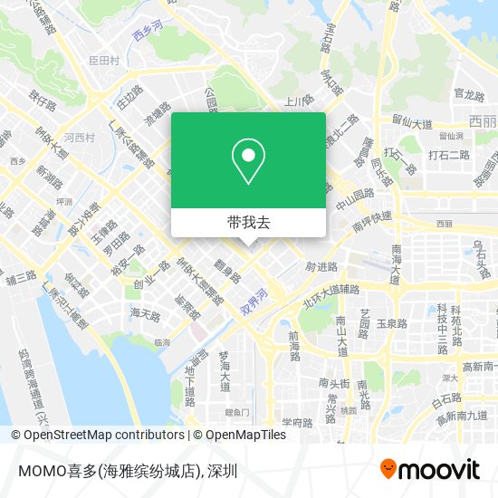 MOMO喜多(海雅缤纷城店)地图