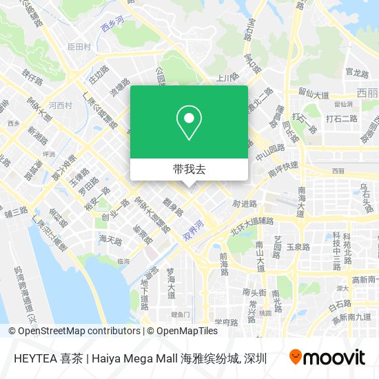 HEYTEA 喜茶 | Haiya Mega Mall 海雅缤纷城地图