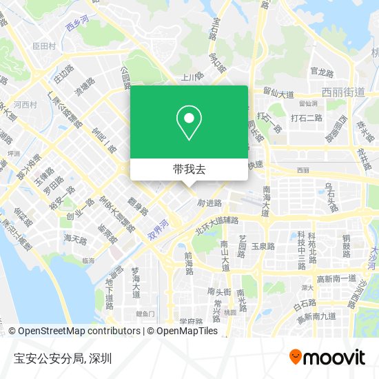 宝安公安分局地图