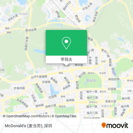 McDonald's (麦当劳)地图