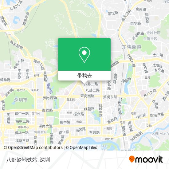 八卦岭地铁站地图