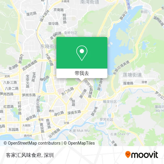 客家汇风味食府地图