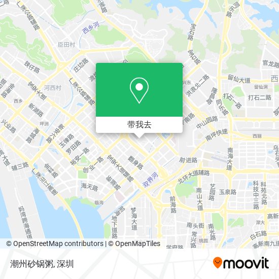 潮州砂锅粥地图