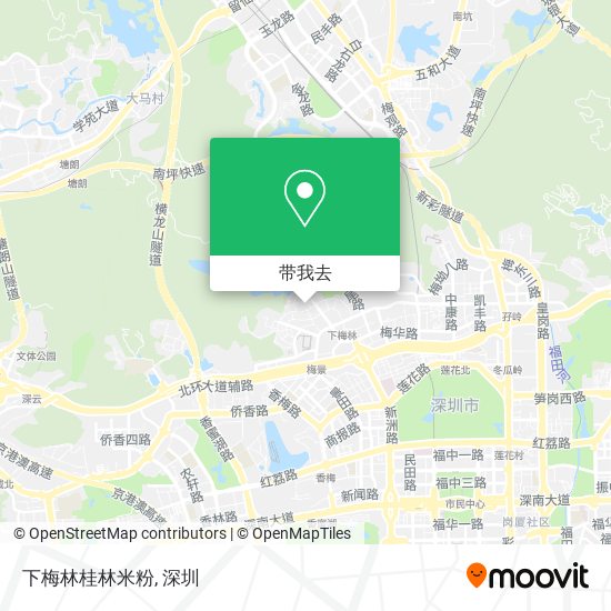 下梅林桂林米粉地图