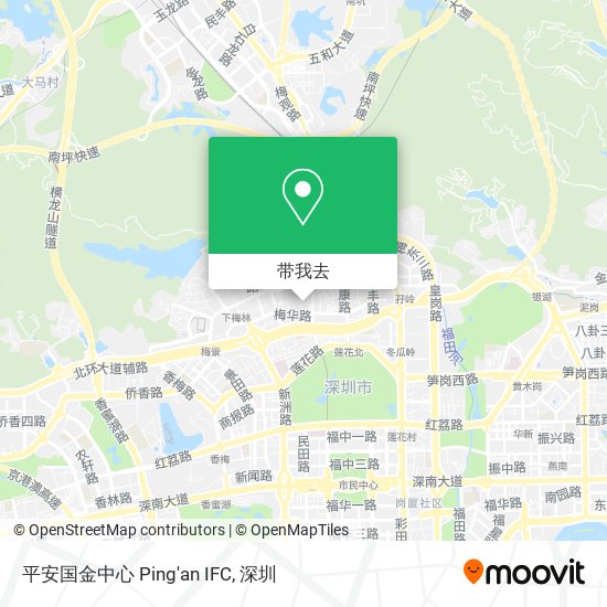 平安国金中心 Ping'an IFC地图