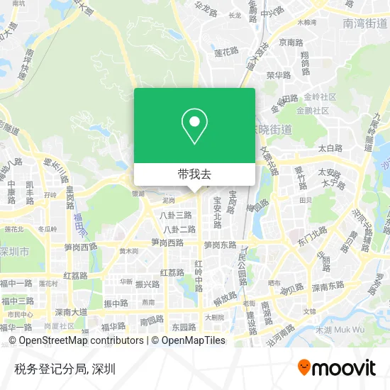 税务登记分局地图