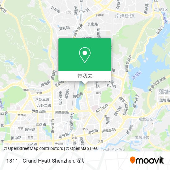 1811 - Grand Hyatt Shenzhen地图