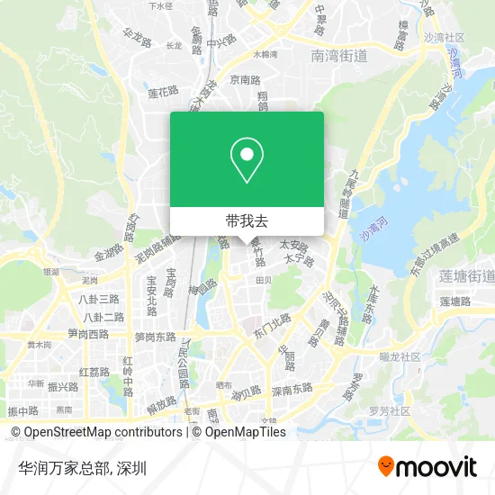 华润万家总部地图
