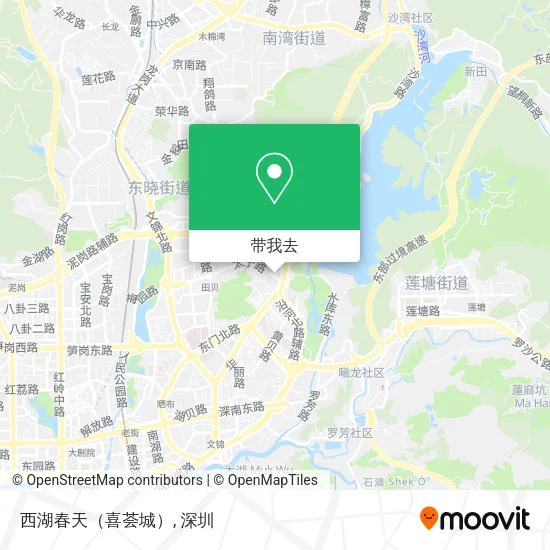 西湖春天（喜荟城）地图