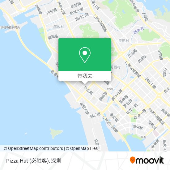 Pizza Hut (必胜客)地图