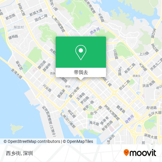 西乡街地图