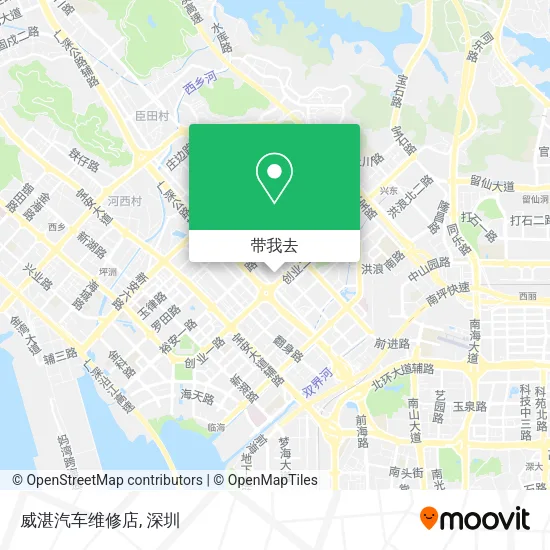威湛汽车维修店地图