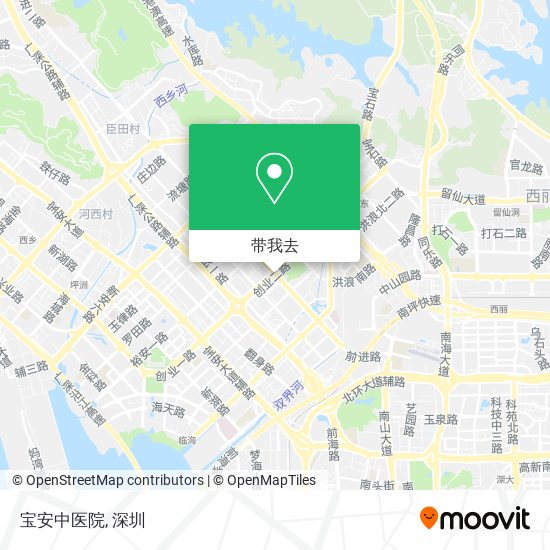 宝安中医院地图