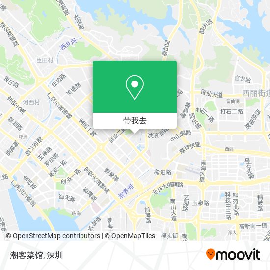 潮客菜馆地图