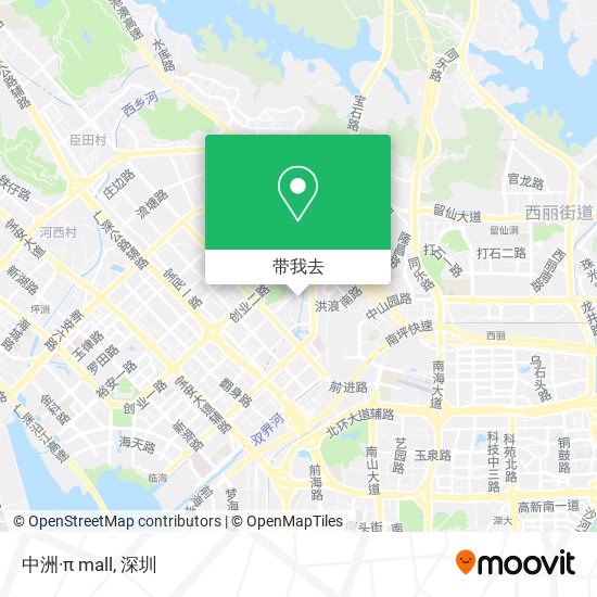 中洲·π mall地图