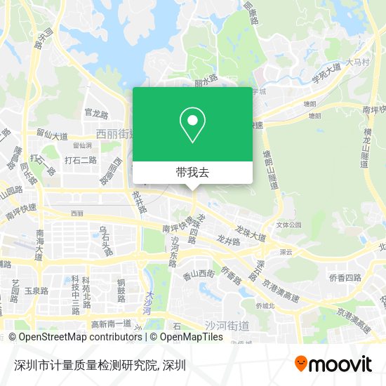 深圳市计量质量检测研究院地图