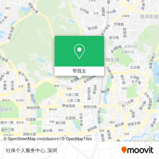 社保个人服务中心地图