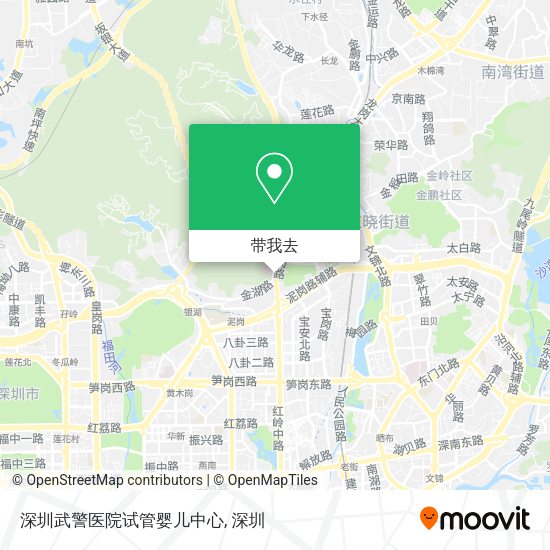 深圳武警医院试管婴儿中心地图