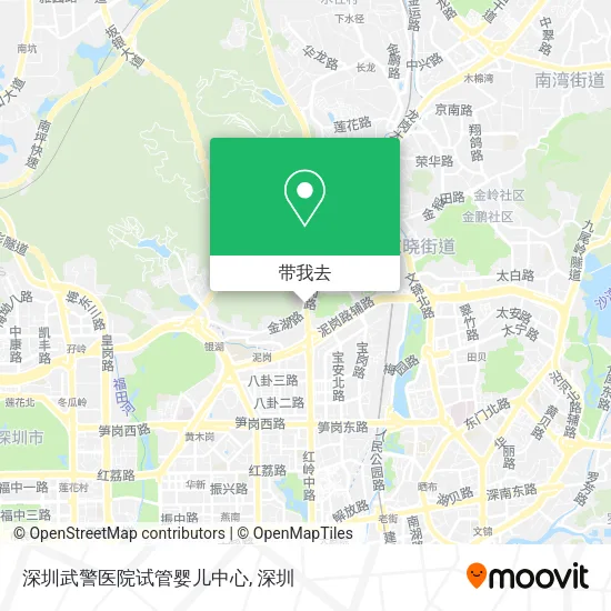 深圳武警医院试管婴儿中心地图