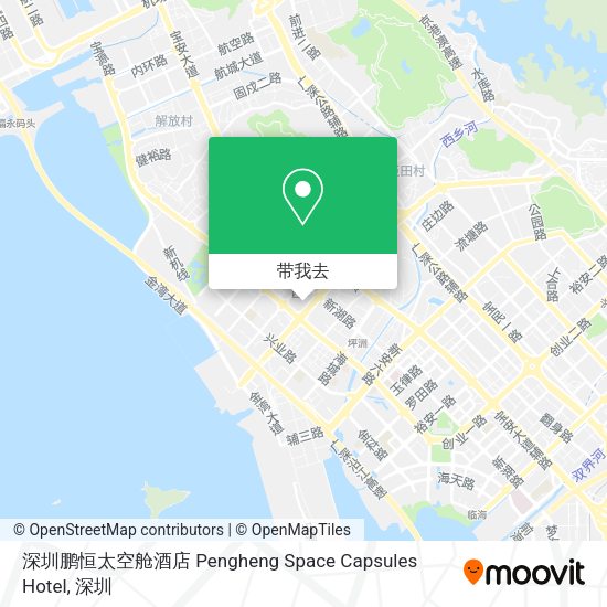 深圳鹏恒太空舱酒店 Pengheng Space Capsules Hotel地图