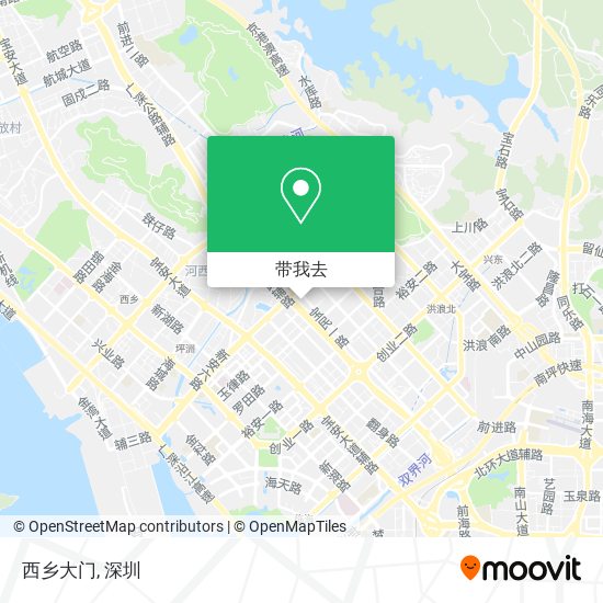 西乡大门地图