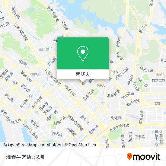 潮泰牛肉店地图