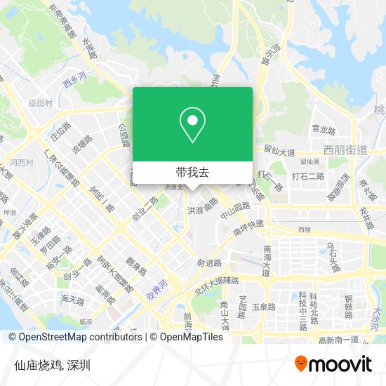 仙庙烧鸡地图