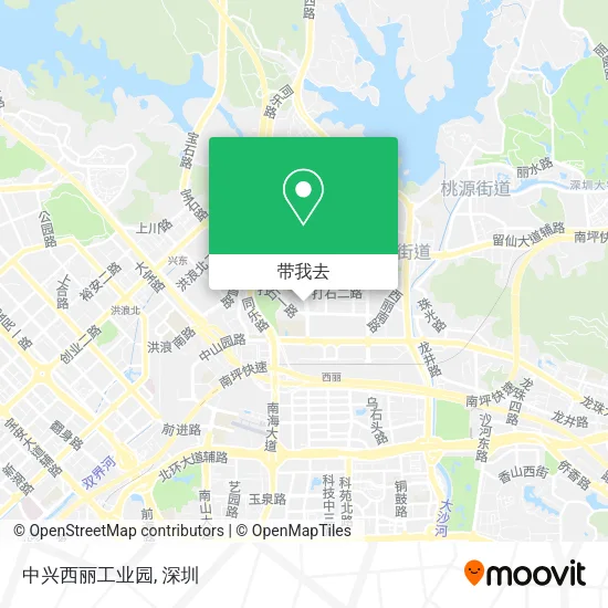 中兴西丽工业园地图